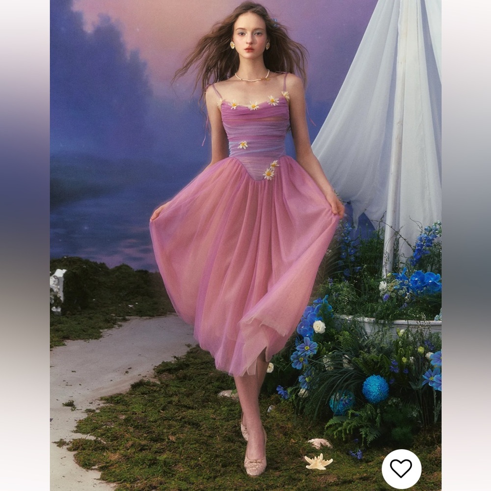“Le Bassin Aux Nympheas” Dress